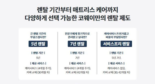 웅진코웨이침대렌탈 내구성 얼마나 갈까